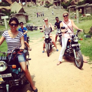 offroading from temple to temple in hampi was quite the experience! 